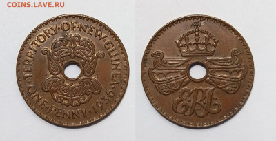 Британская Новая Гвинея 1 пенни 1936 г Эдвард VIII - 14.05 - IMG_20240509_110831