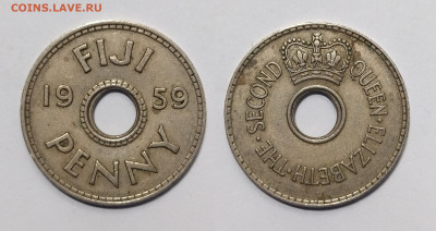 Фиджи 1 пенни 1959 г Елизавета II - 14.05 - IMG_20240509_111144