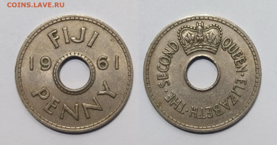 Фиджи 1 пенни 1961 г Елизавета II - 14.05 - IMG_20240509_111204