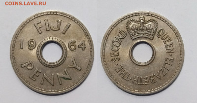 Фиджи 1 пенни 1964 г Елизавета II - 14.05 - IMG_20240509_111221