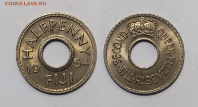 2 пенни 1954 года Елизавета II без обращения - 14.05 - IMG_20240509_111936