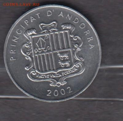 Андорра 2002 1 сантим до 18 05 - 59а
