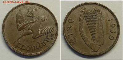 Фартинг "Вальдшнеп" Ирландия 1939, до 19.05_22:00мск - 01