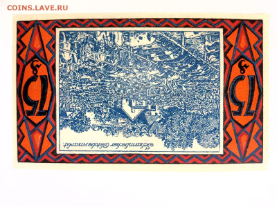 75 пфеннингов 1920 г. Германия. до 20,05,24 по МСК 22-00 - 75-2