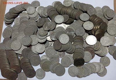 50 копеек СССР 1964-85 г. 452 шт. до 17.05.24 - 1000022782