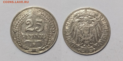 Германия 25 пфеннигов 1910 года, МД Штутгарт - 18.05 - IMG_20240509_113426