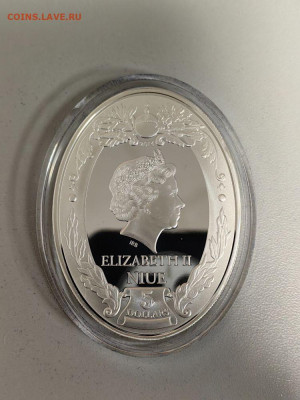 5дол 2014 Ниуэ Российск императоры Иван VI, Ag999, до 22.05 - ЯЯ Император Иван6-3