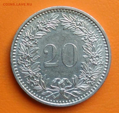 Швейцария 20 раппен 1985 года до 19.05.2024 - IMG_20240511_202131