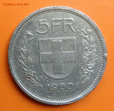 Швейцария 5 франков 1980 года до 19.05.2024 - IMG_20240511_214336