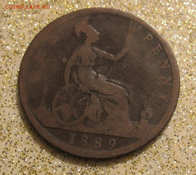 великобритания 1 пенни 1889 до 21.05.24г. 22.00ч. - вел11