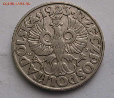 Польша 50 грош 1923 до 21.05.24г. 22.00ч. - пол2