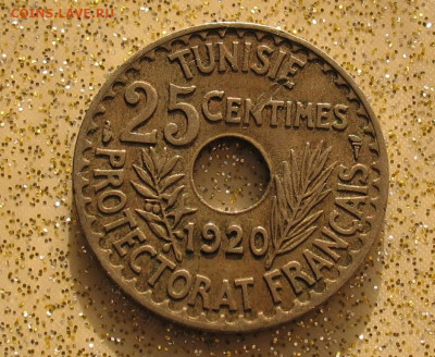 Тунис французкий 25 сантимов 1925 до 21.05.24г. 22.00ч. - тунис3