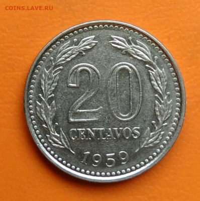 Аргентина 20 сентаво 1959 года до 19.05.2024 - IMG_20240512_180918