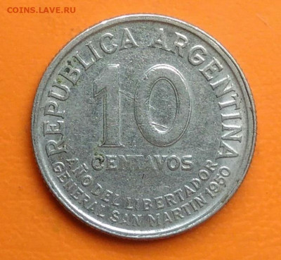 Аргентина 10 сентаво 1950 года до 19.05.2024 - IMG_20240511_214838