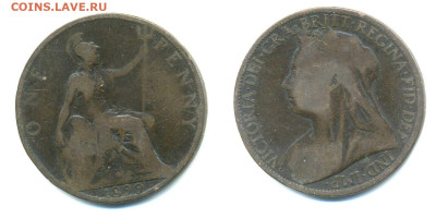 Великобритания 1 пенни 1899 до 23.05 22:00 - 1penny1899_GB