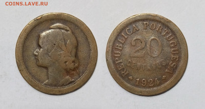 Португалия 20 сентавос 1924 года - 21.05 - IMG_20240517_071221
