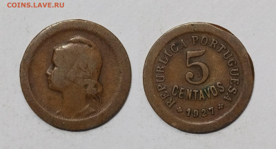 Португалия 5 сентавос 1927 года - 21.05 - IMG_20240517_071312