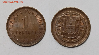 Португалия 1 сентаво 1918 года - 21.05 - IMG_20240517_071332