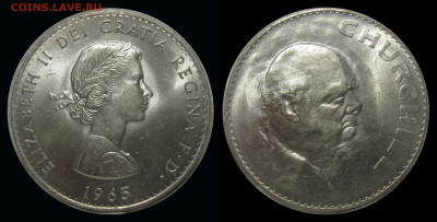Крона 1965 Черчиль Англия - image (2)