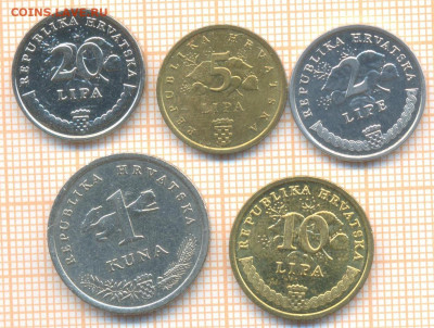 Хорватия 5 монет, до 26.05.2024 г. в 22.00 по Москве - Хорватия 5 монет 493