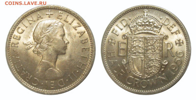 Пол кроны 1956 Англия - 1