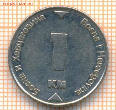 Босния и Герцеговина 1 марка 2000 г., до 27.05.2024 г. в 22. - Босния 1 марка 2000 817а
