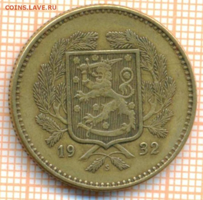 Финляндия 10 марок 1932 г., до 27.05.2024 г. в 22.00 по Моск - Финляндия 10 марок 1932 819