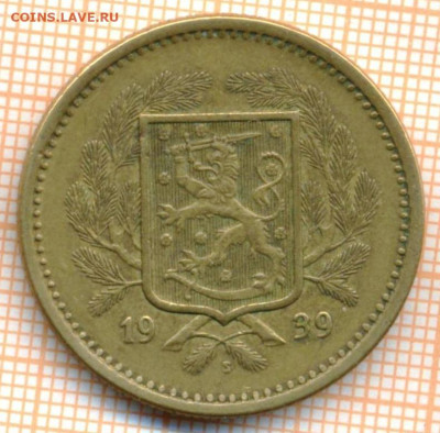 Финляндия 20 марок 1939 г., до 27.05.2024 г. в 22.00 по Моск - Финляндия 20 марок 1939 821