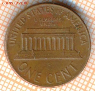 США 1 цент 1964 г., до 27.05.2024 г. в 22.00 по Москве - США 1 цент 1964 823а