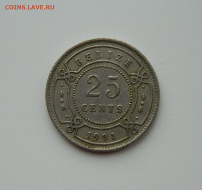 Белиз 25 центов 1991 г.  до 27.05.24 - DSCN3858.JPG