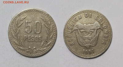 Колумбия 50 песо 1991 года - 25.05 - IMG_20240517_071816