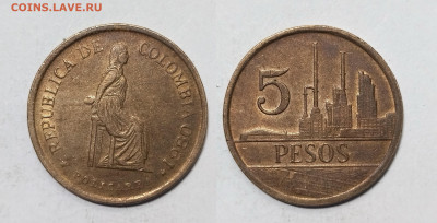 Колумбия 5 песо 1980 года - 25.05 - IMG_20240517_072302