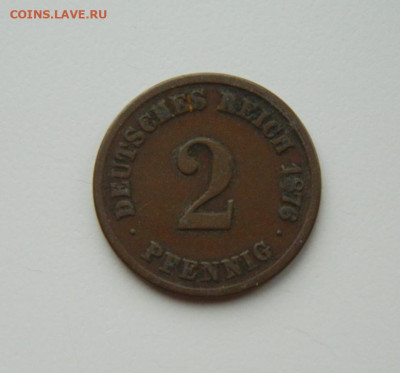Германия 2 пфеннига 1876 г. "А" до 27.05.24 - DSCN3900.JPG