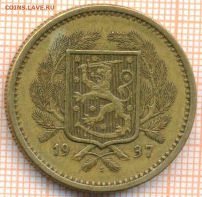 Финляндия 20 марок 1937 г., до  28.05.2024 г. в 22.00 по Мос - Финляндия 20 марок 1937 835