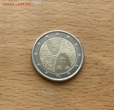 биметалл Финляндия 2 евро 2006 100 лет избирательного права - bimetall_finljandija_2_evro_2006_100_let_ravnogo_izbiratelnogo_prava_v_finljandii