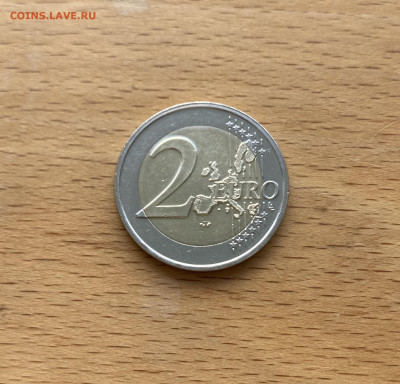 биметалл Нидерланды 2 евро 2000 Королева Беатрикс - IMG_6560.JPG