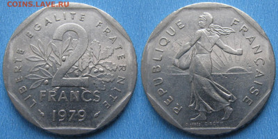 Франция 2 франка 1979  до 29-05-24 в 22:00 - 42.27. -Франция 2 франка 1979    2131