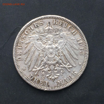 Саксония, 3 Марки 1913, Фридрих Август, до 30.05.2024 - F0CFDD98-C5D0-4BCE-895A-8413B1443D25