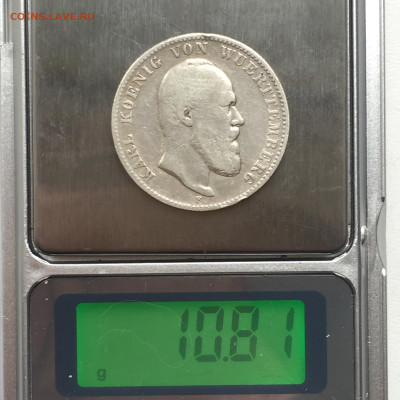Вюртемберг, 2 Марки 1876, Карл, до 30.05.2024 - 85A85984-0E29-48F4-829D-D230E5CCE925