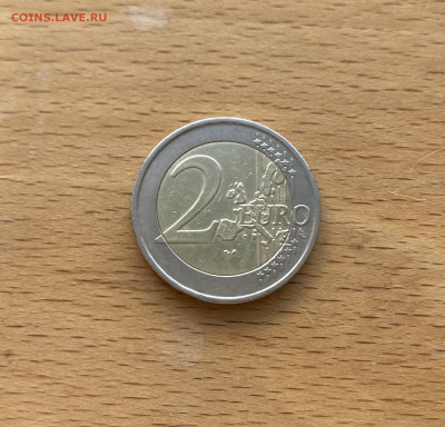 биметалл Греция 2 евро 2002 Похищение богини Европы - IMG_6604.JPG