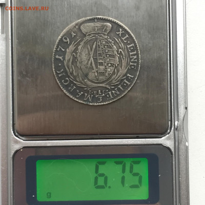 3 Талера 1791, Фридрих Август, до 30.05.2024. - 0C55BAF0-3A0F-485E-9B3A-F3FB298701A4