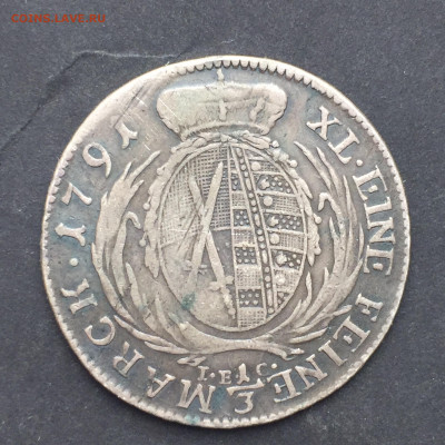 3 Талера 1791, Фридрих Август, до 30.05.2024. - D0DE7FFD-333D-4F2F-A6EE-38854C596587