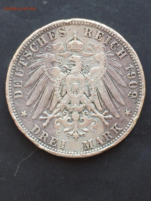 Байерн, 3 Марки 1909, Отто, до 30.05.2024. - 4F00807F-4BAC-41F6-9A7E-B3240FCB360A