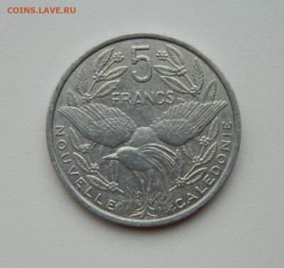 Фр. Новая Каледония 5 франков 1994 г. (Фауна) до 30.05.24 - DSCN2647.JPG