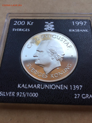 Швеция, 200 Крон 1997, 600 лет Кальмарской унии, до 30.05.24 - 78AFDA66-929F-4804-AA60-17162EF44FBA