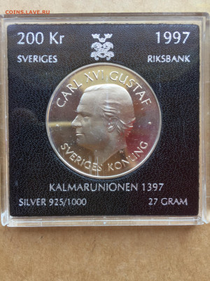 Швеция, 200 Крон 1997, 600 лет Кальмарской унии, до 30.05.24 - 89FF2B7B-8BF3-4841-9673-96F4B0E91F28