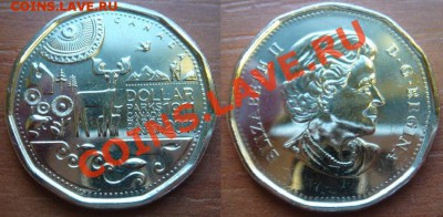 Канада: 1 $ 2011 "100-летие парков" UNC до 24.01.12 22-00 - Доллар-11 Парки.JPG