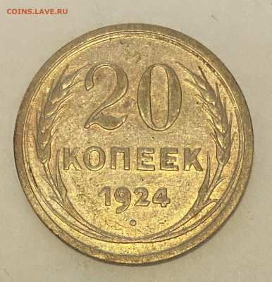 20 копеек 1924 с Рыжиной до 30.05.24 в 22.00 МСК - IMG_6965
