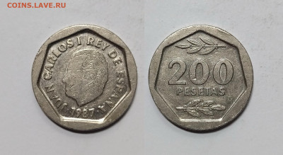 Испания 200 песет 1987 года Хуан Карлос - 28.05 - IMG_20240524_194244