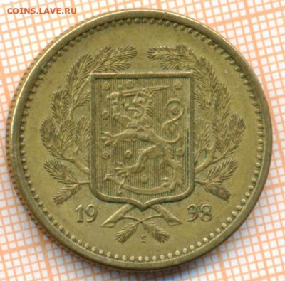 Финляндия 20 марок 1938 г., до 04.06.2024 г. в 22.00 по Моск - Финляндия 20 марок 1938